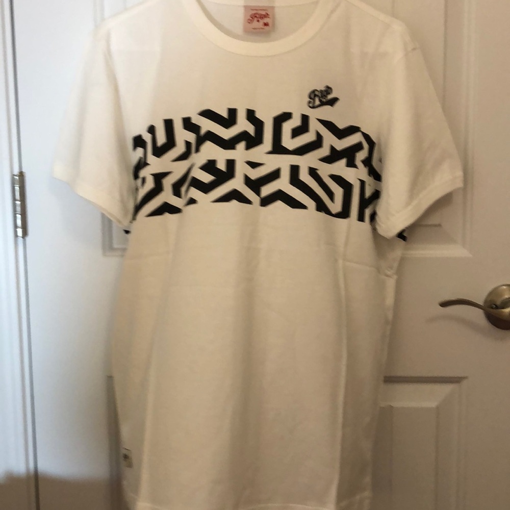 RTGB Mazed Striped Tee Size Medium